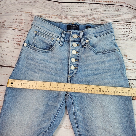 Lucky Brand Jeans High Rise Crop Bridgette Size:4 - Picture 9 of 12